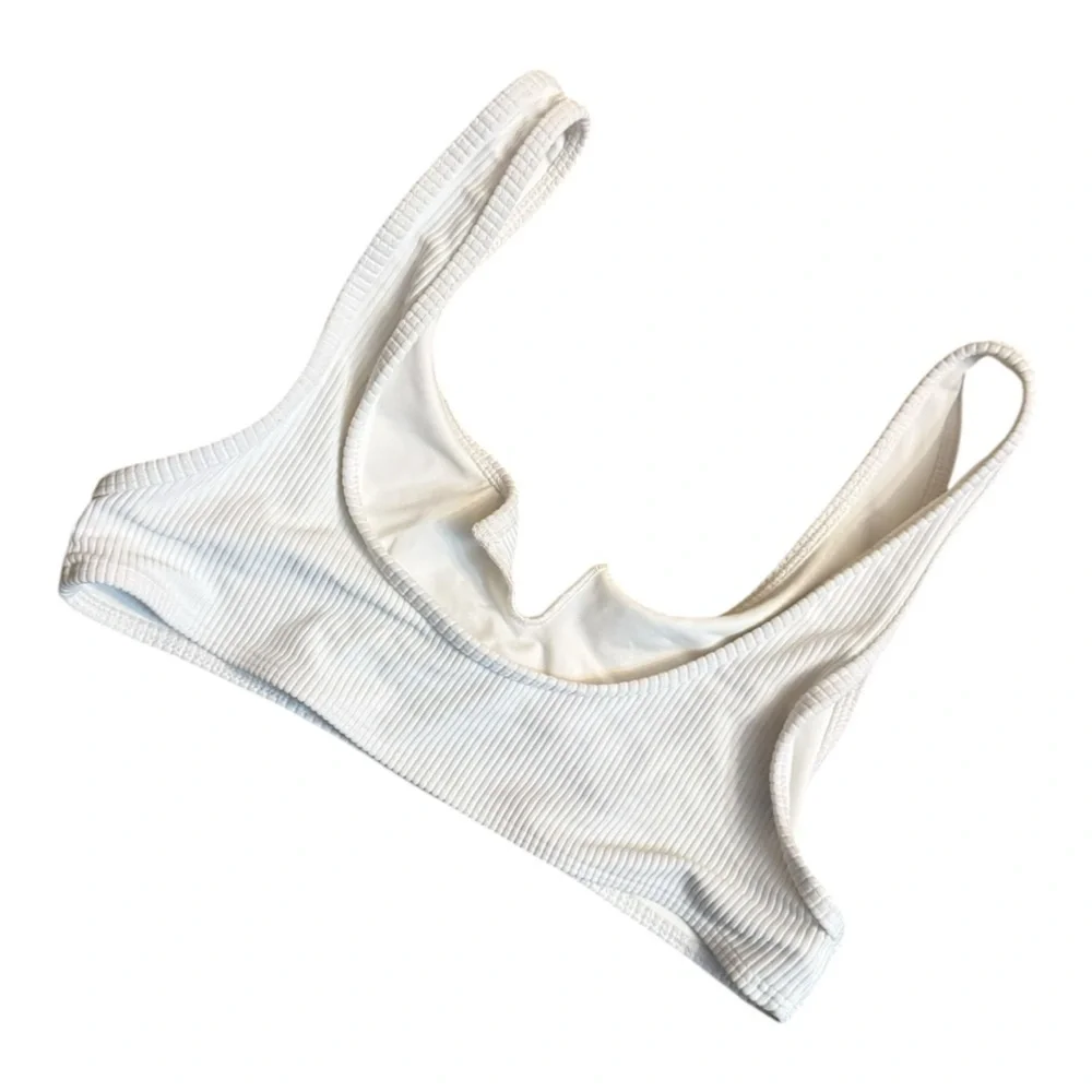 Frankie's White Bikini Top